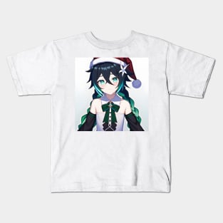 Christmass Genshin Impact Kids T-Shirt